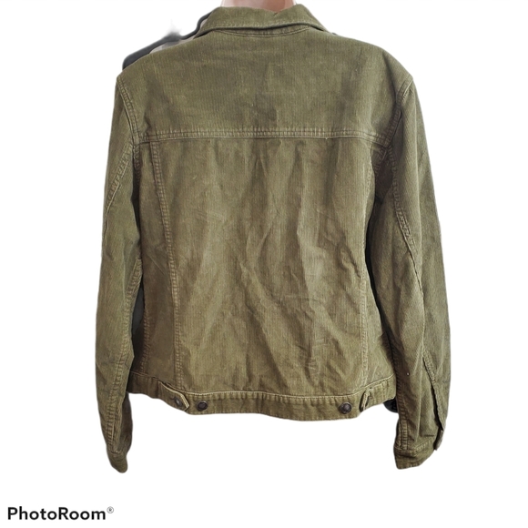 Eddie Bauer Green corduroy jacket cottage core - Picture 2 of 8